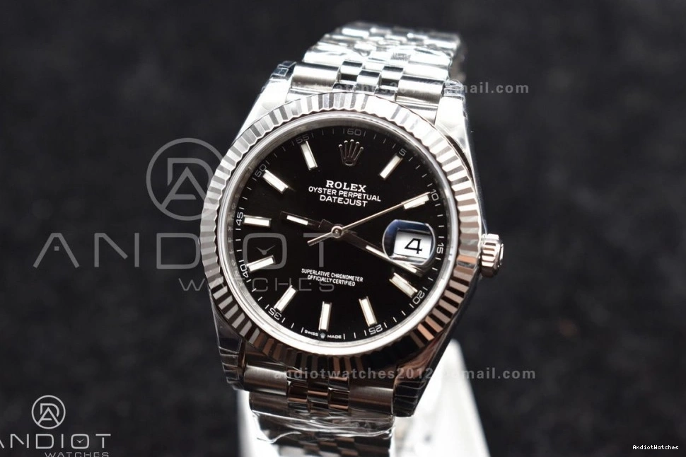 VS SS Edition Bracelet Dial Stick 1:1 Black 392 126334 Jubilee 904L DateJust Best VSF 41 Youthful on Steel 1206
